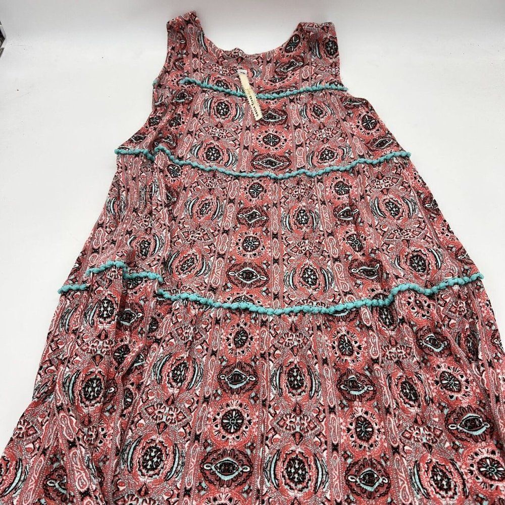 Anthropologie Uncle Frank Dress Boho Medium Hood Pockets Lightweight
